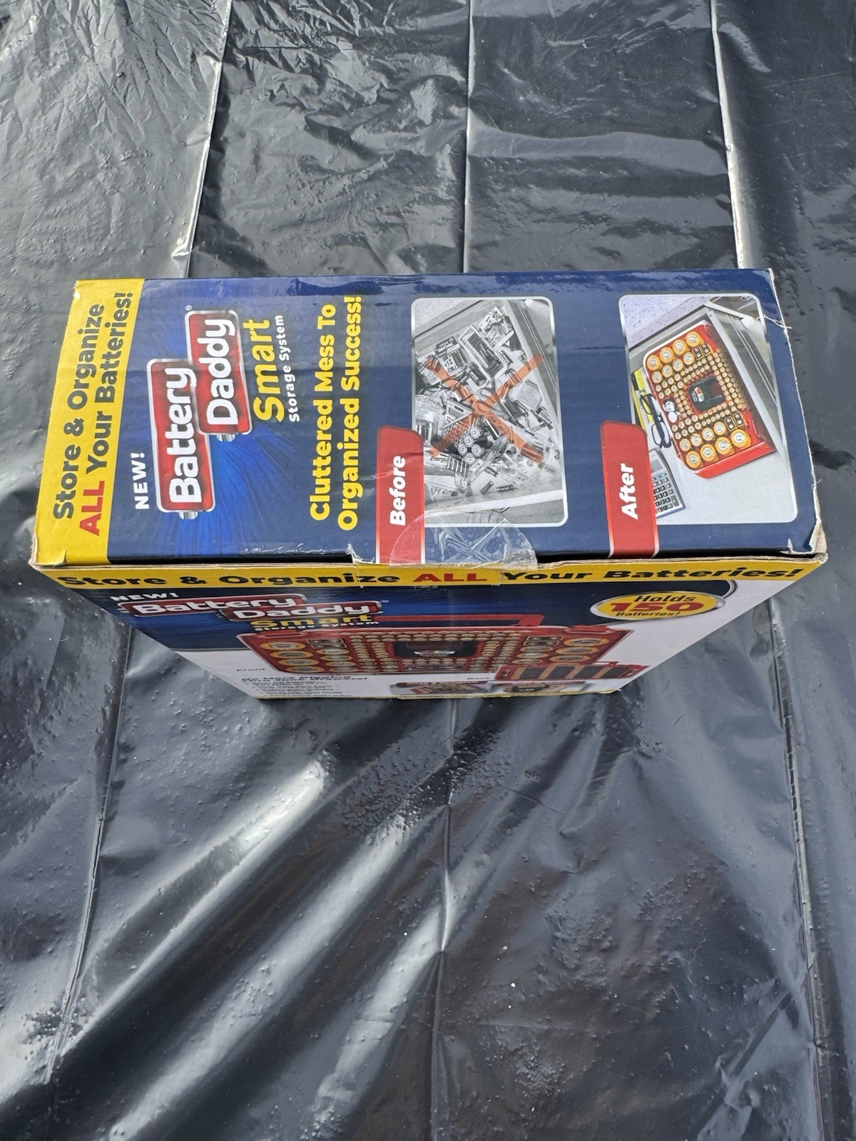 Battery Daddy Battery Organizer Double Sided Holds 150 Batteries