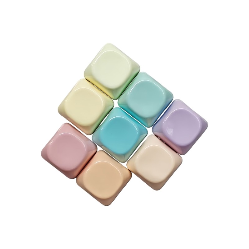 Rainbow MOA Height Keycaps Offering Mirror Like Polishing and Enhances