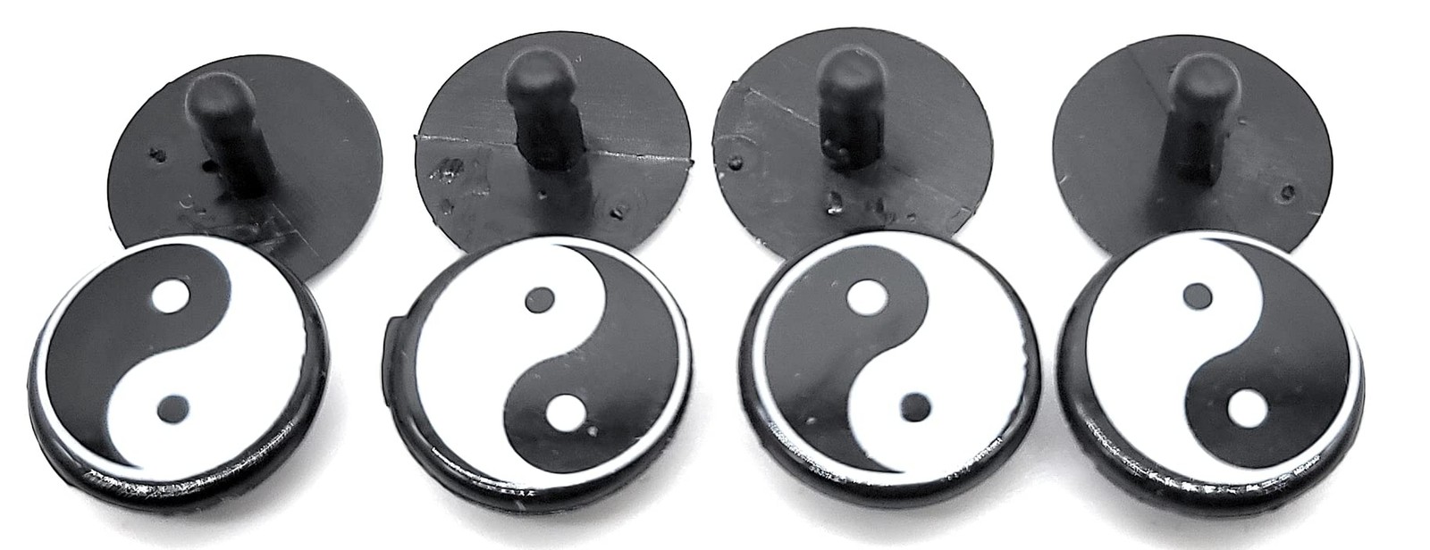 YIN YANG REPLACEMENT RIVETS USA TX, BLACK