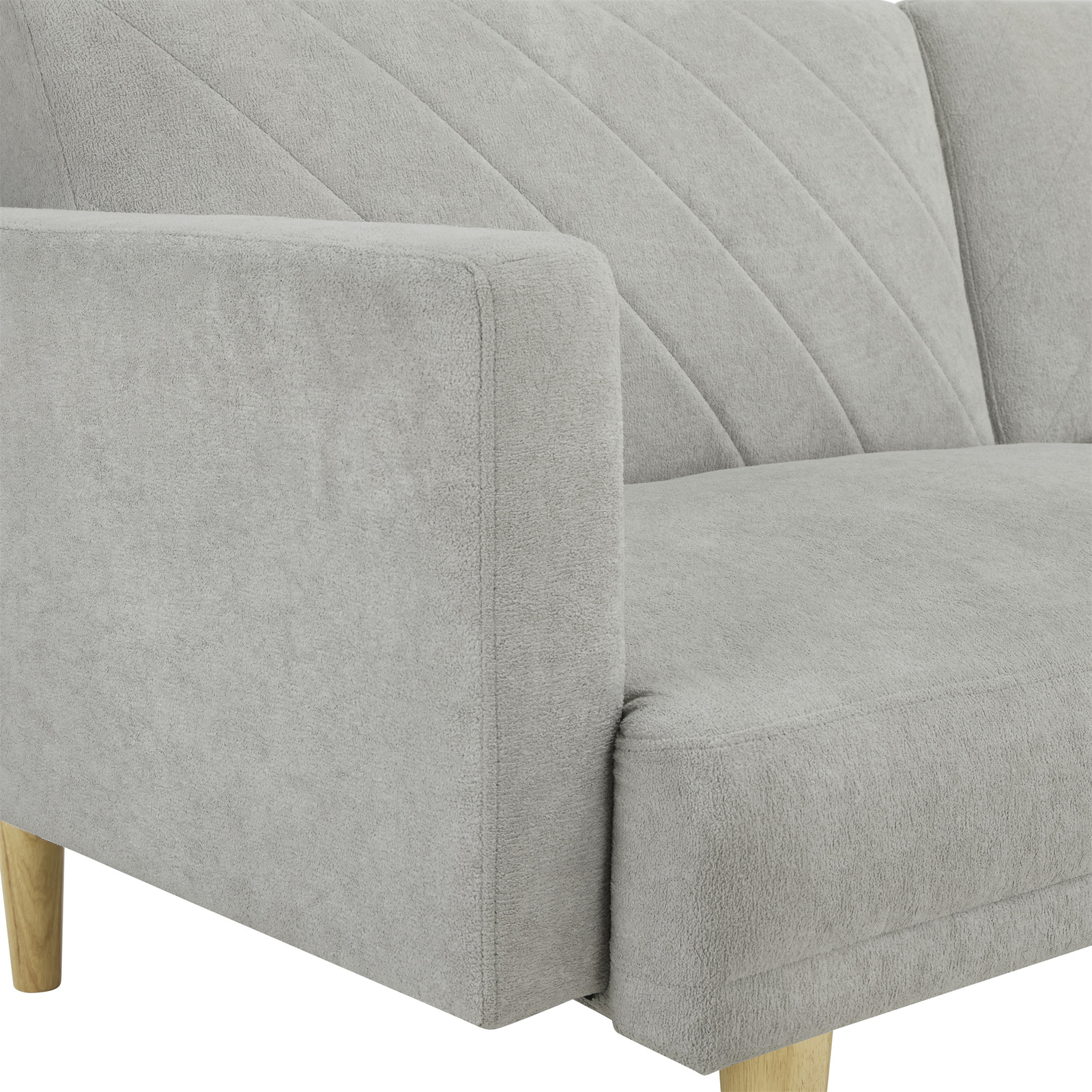 Multi-Functional Futon Sofa Single Bed Sleeper Convertible Couch Foldable Modern