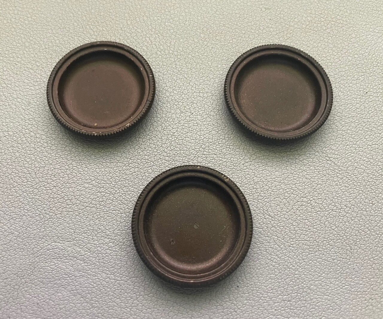 Original metal Turret cap for  Bell & Howell Filmo 16mm Movie Camera lot of 3