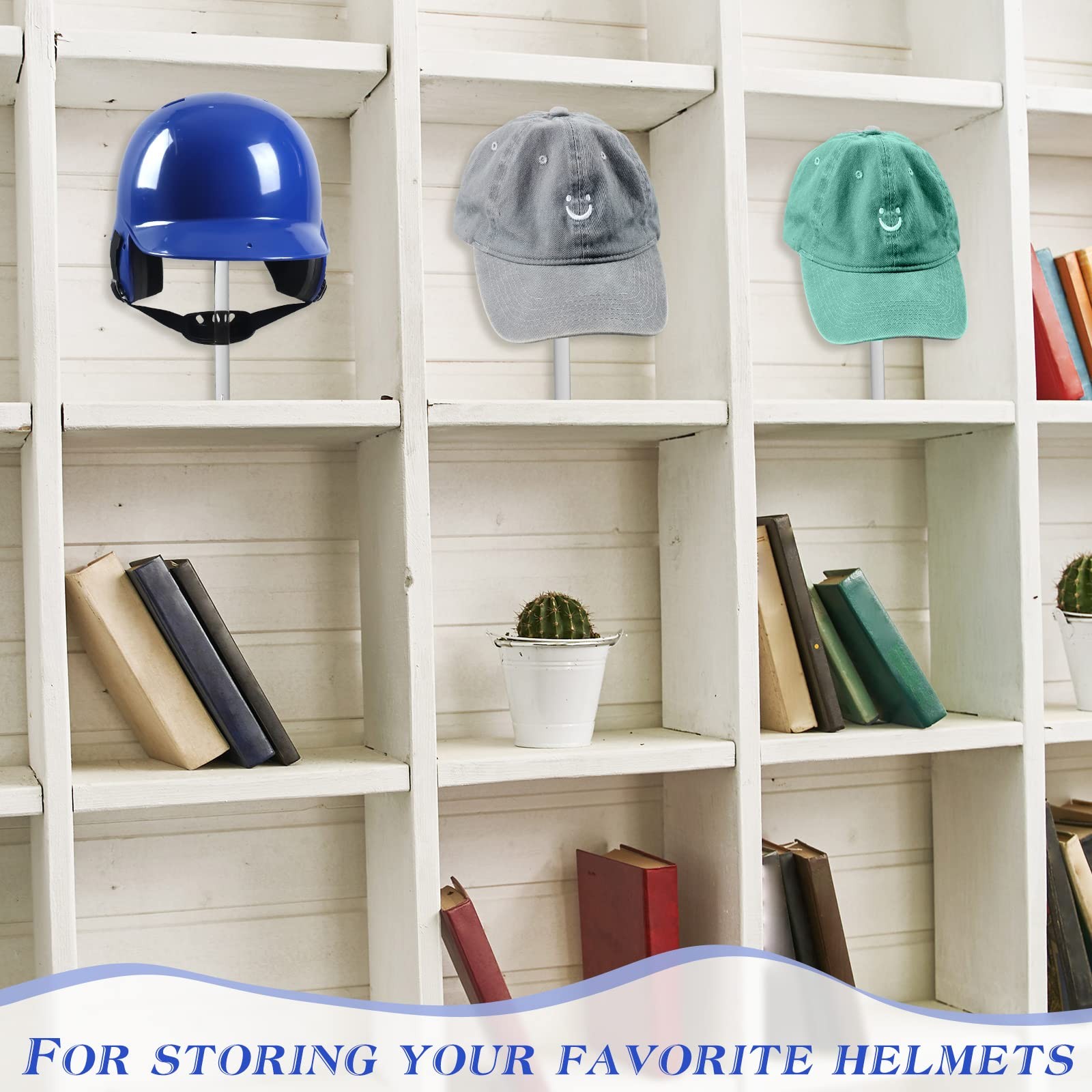 Geelin 2 Pieces Full Size Helmet Display Stand Baseball Batting Helmet...