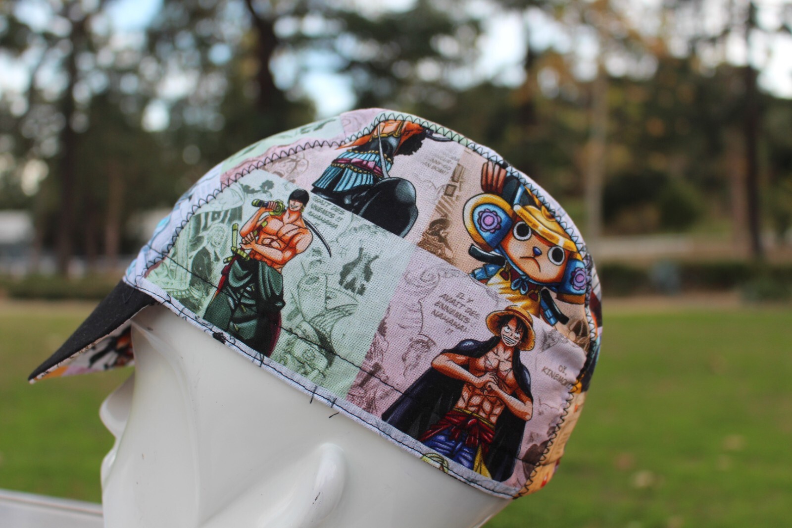 ANIME  CYCLING CAP HANDMADE IN USA   S M L