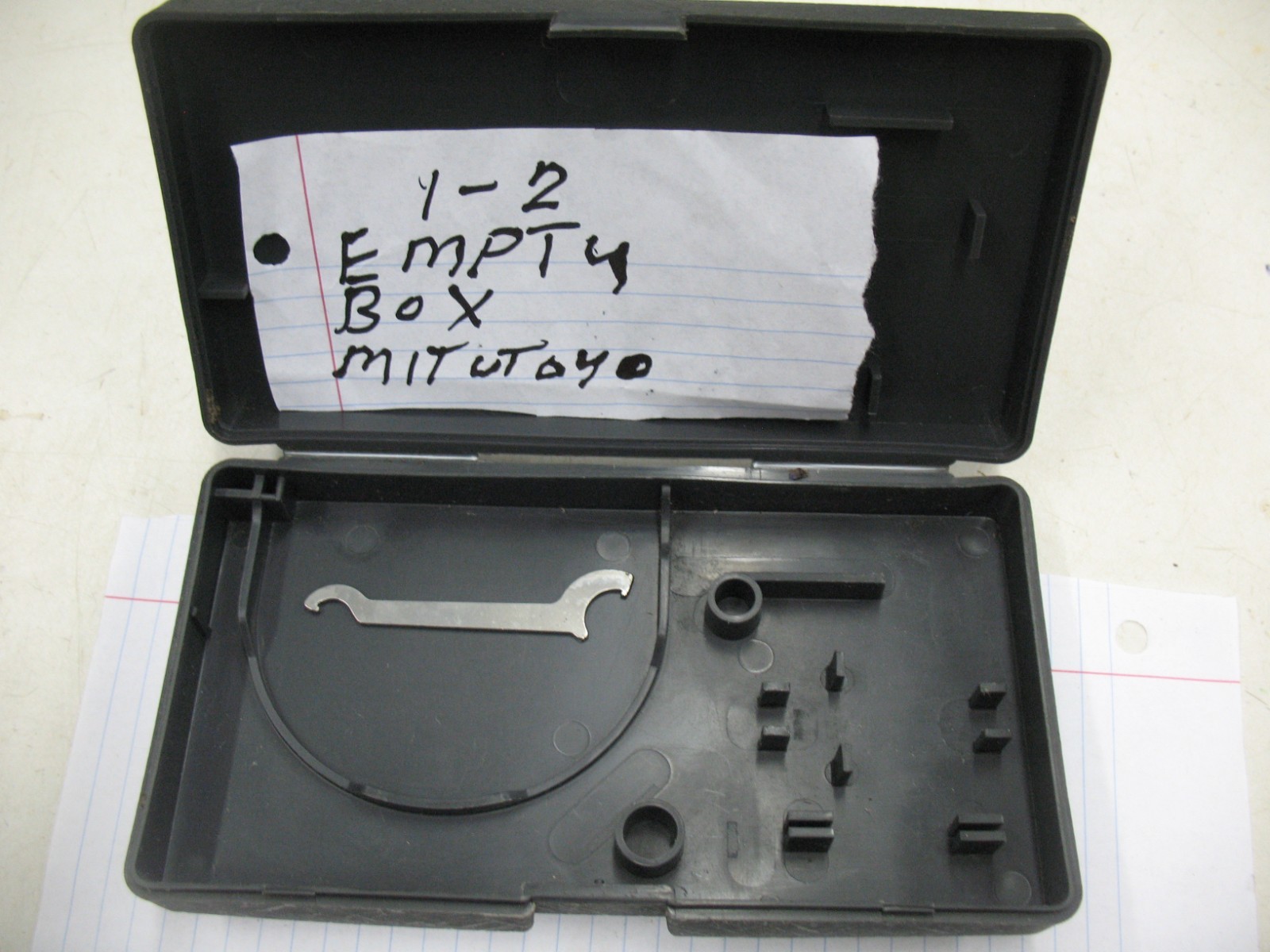 MITUTOYO 1" to 2" EMPTY BOX