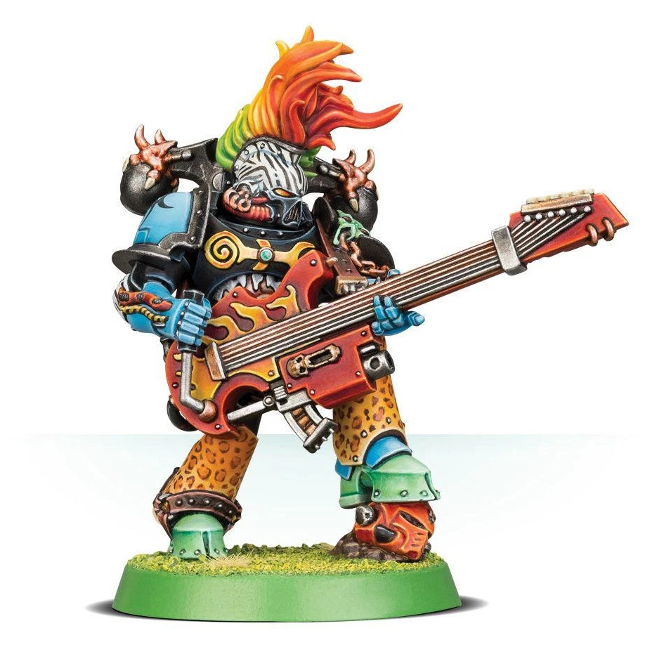 Warhammer 40k Emperor's Children Classic Noise Marine w/Guitar  NEW in BOX