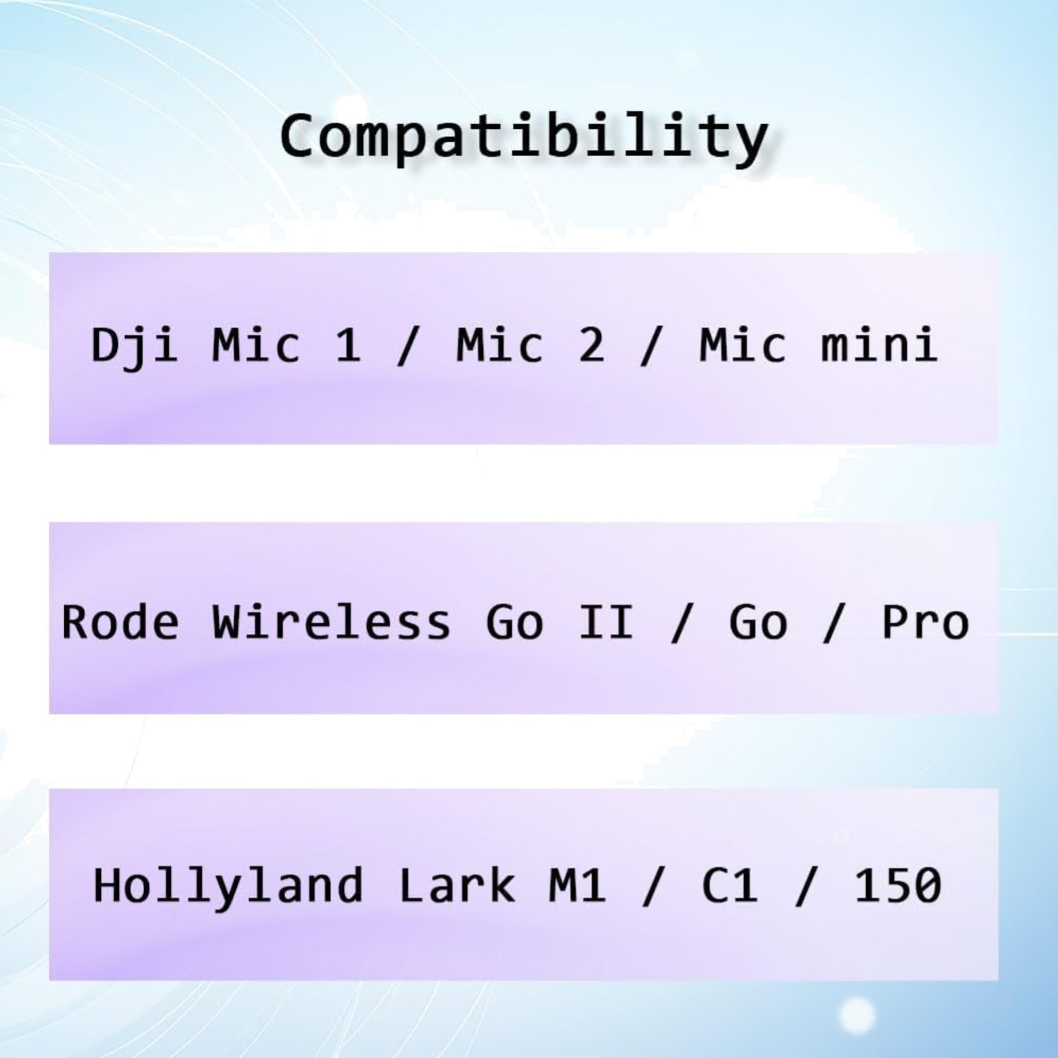 Mic Holder Adapter For Dji Mic 1/2 / mini, Microphone Handle Handheld Compati...