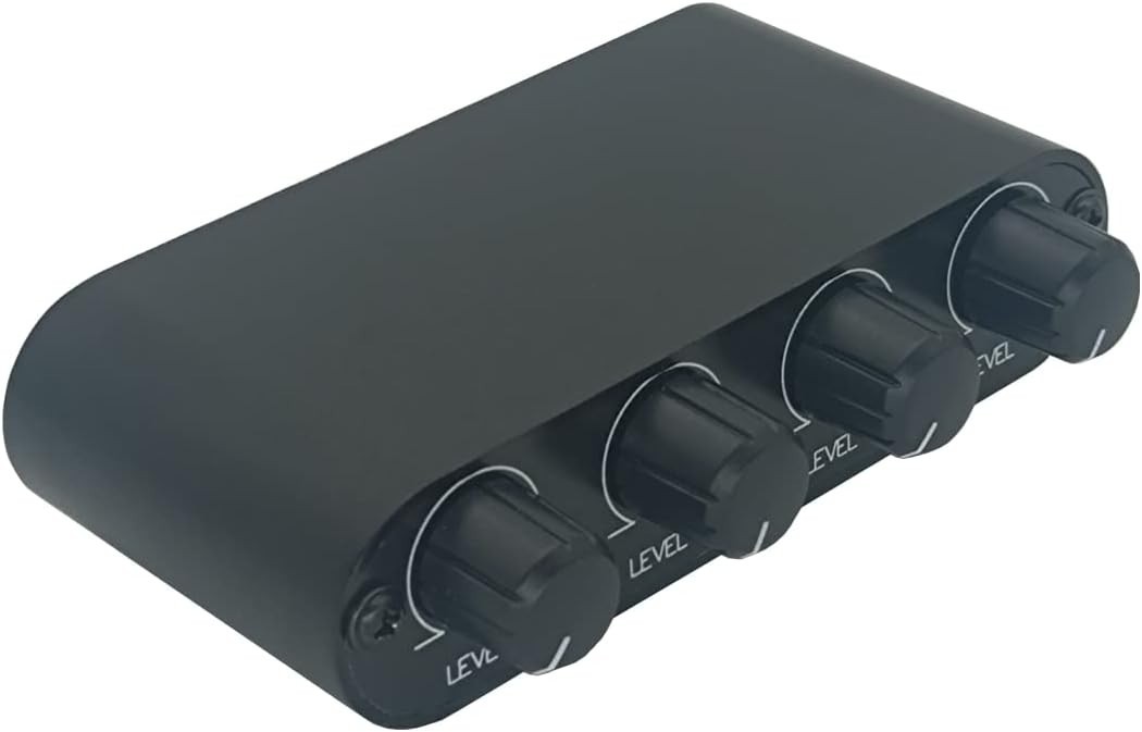 Mini 4-Channel Passive Mixer - Perfect for Connecting Multiple Audio Sources