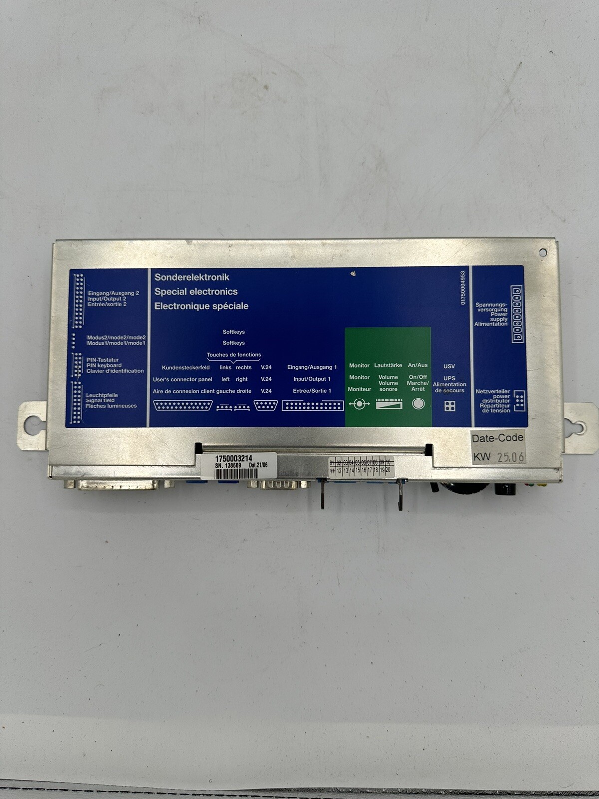 Sonderelektronik 1750003214 UPS controller