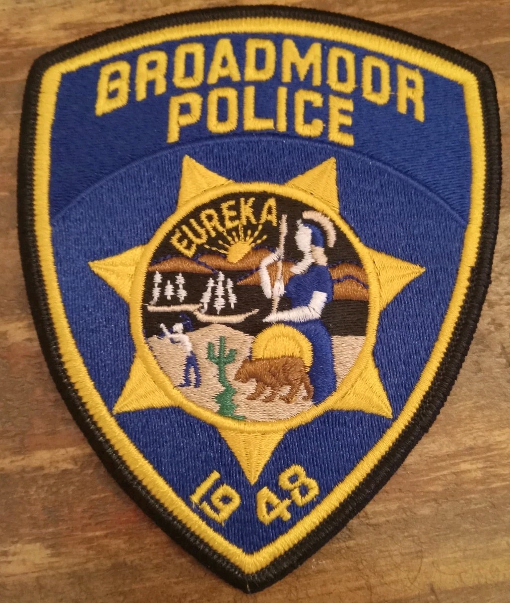 Broadmoor Police Patch - "1948" - California CA