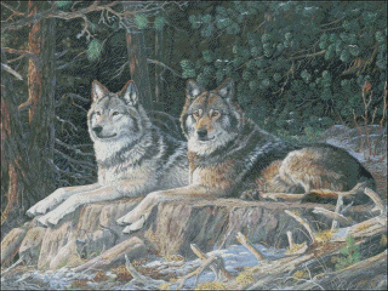 Leaders of the Pack - DIY Chart Counted Cross Stitch Patterns Needlework DMC