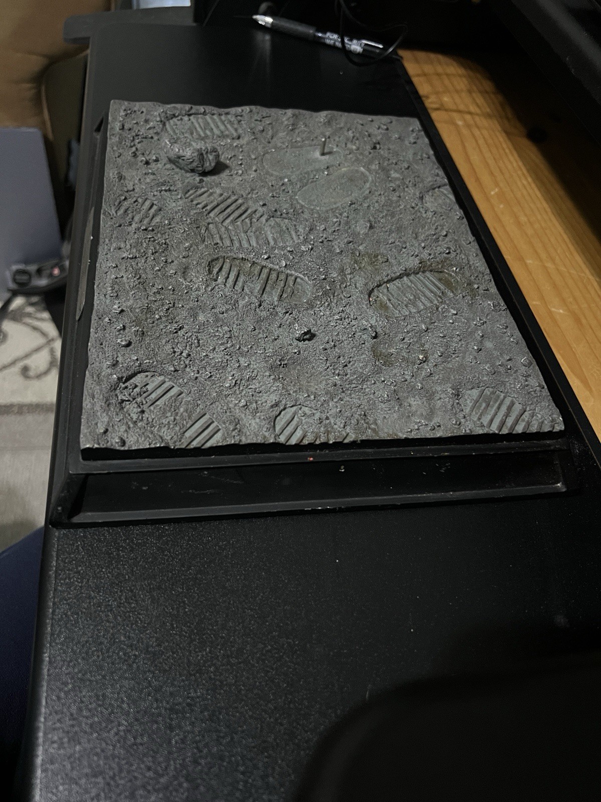 Lunar Display Base for GERRY ANDERSEN UFO Moonbase model - Museum Quality-Rare!!