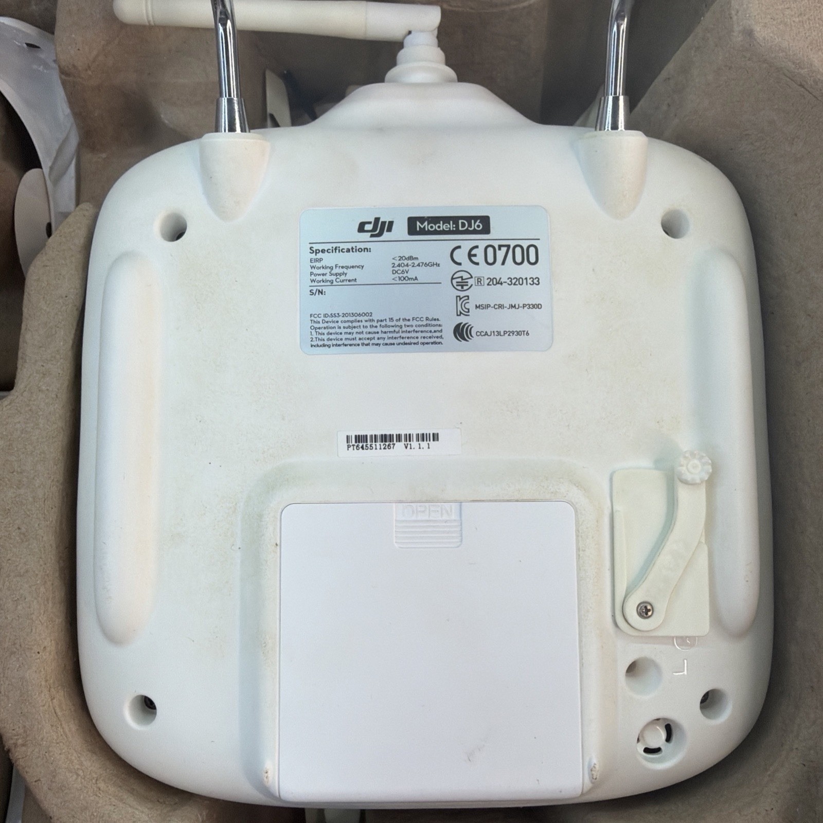 Dji Phantom 1 drone p330d with remote In Box As Is Untested