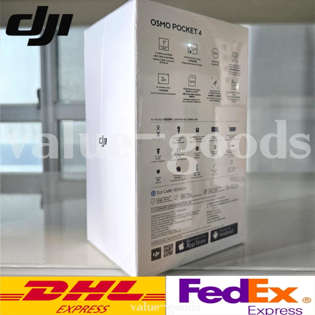 [NEW] DJI Osmo Pocket 4 Creator Combo 4K 240fps Gimbal Action Camera Genuine