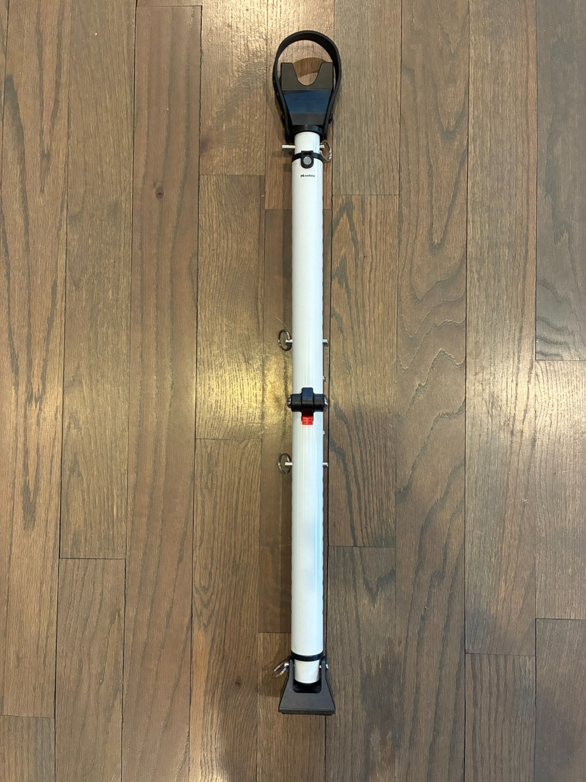 Master Lock No. 270D Folding Door Security Bar - Steel, Foldable, Door Jammer