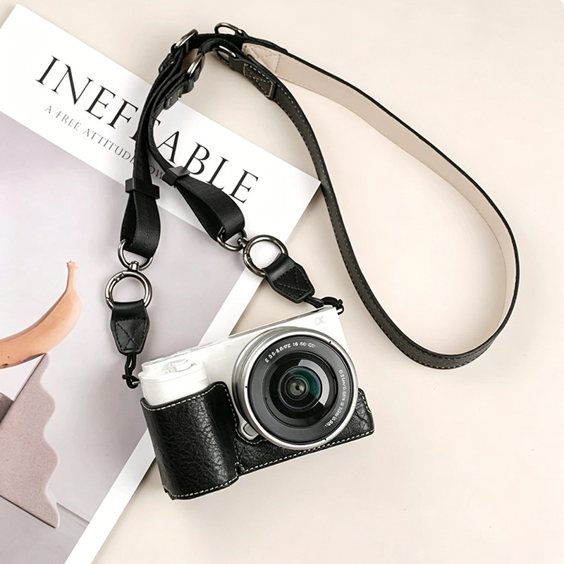 For Sony Zve10 zve10L PU Leather Camera Bag Dock Case Base Protection Cover Shel