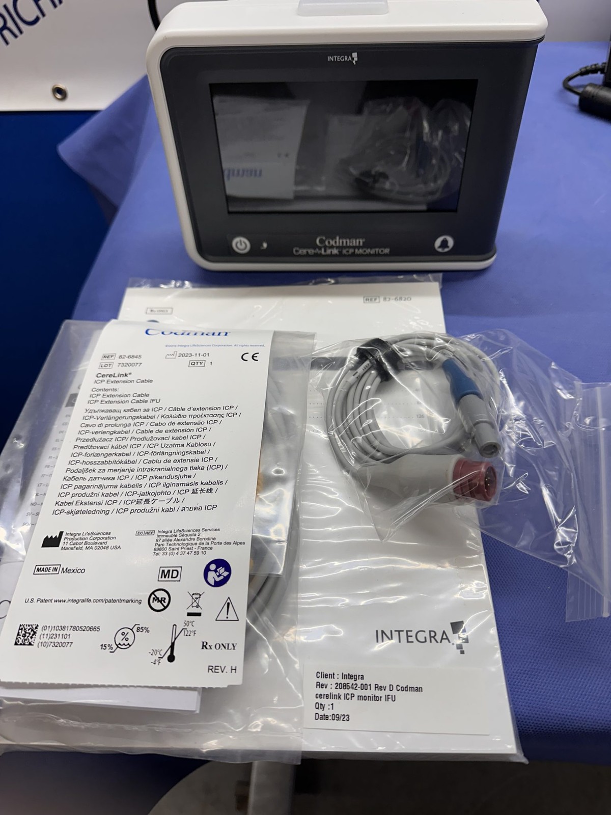 INTEGRA CODMAN CERELINK ICP MONITOR