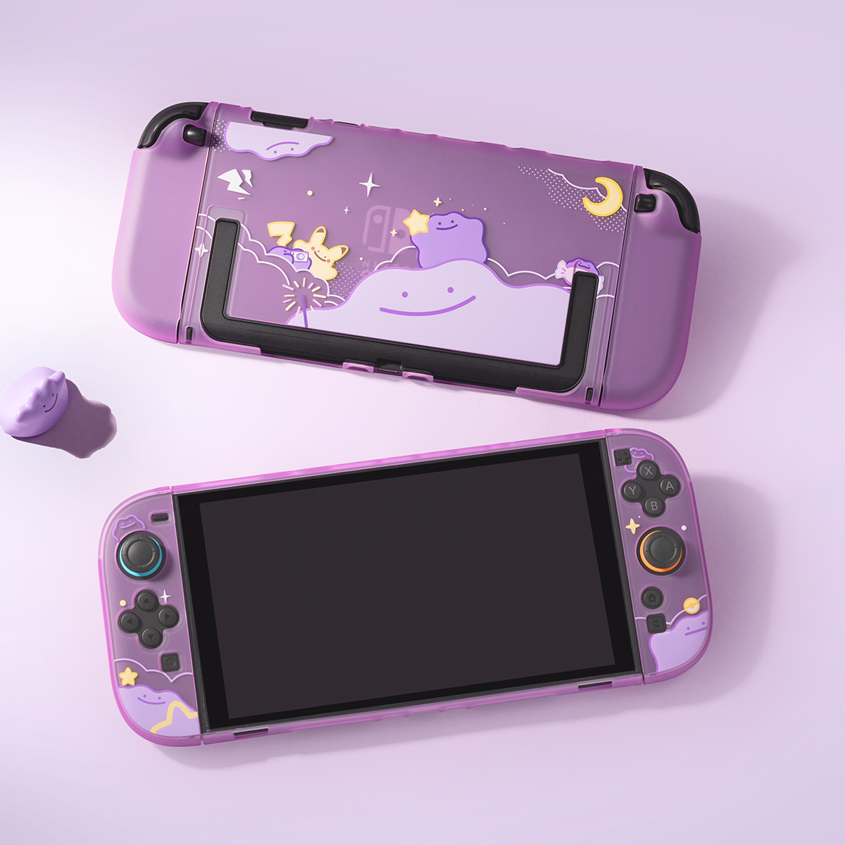 Protective Case for Nintendo Switch 2-2025 , Hard Shell Slim Cover Skin Purple