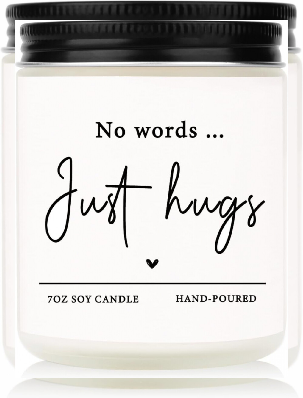 Shqiueos Sympathy Gifts for Loss of Loved One-No Words, No Just Hugs