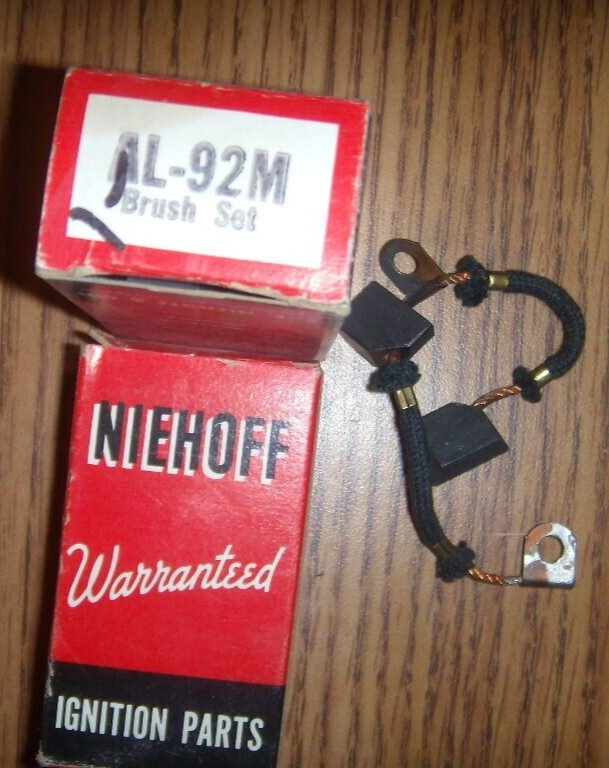 2 Niehoff AL-92M  Alternator Brush Set 1960 Chrysler Dodge Imperial Plymouth