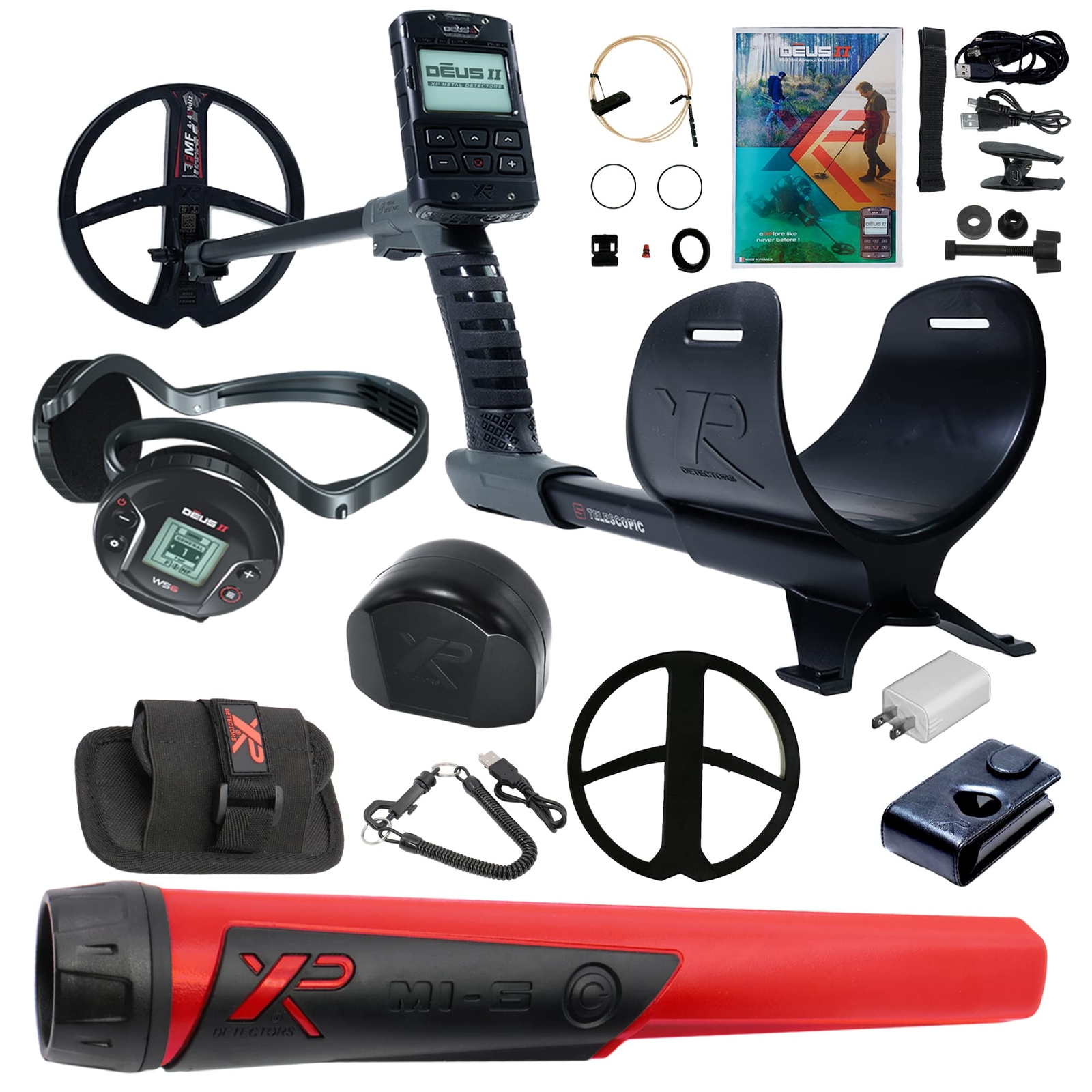 XP Metal Detectors XP Deus II Fast Multi Frequency Metal Detector with 9 FMF Sea
