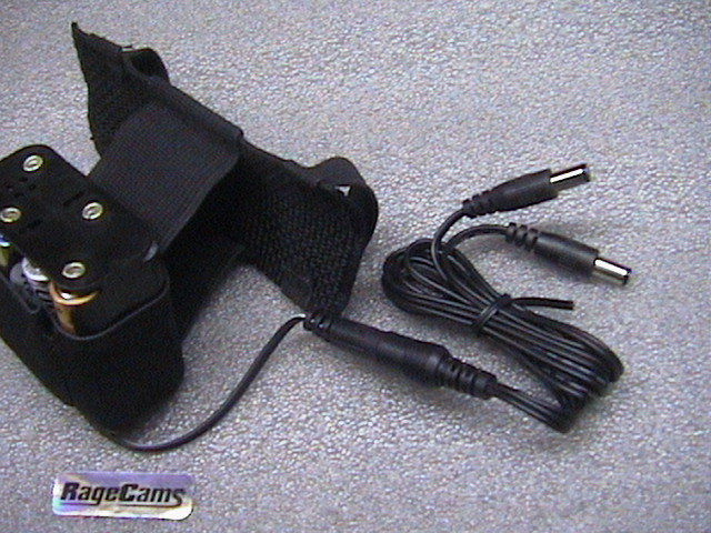 WRIST BAND CCTV TEST MONITOR/8AA BATTERY HOLDER STRAP FOR 3.5" LCD TFT CAM AIM