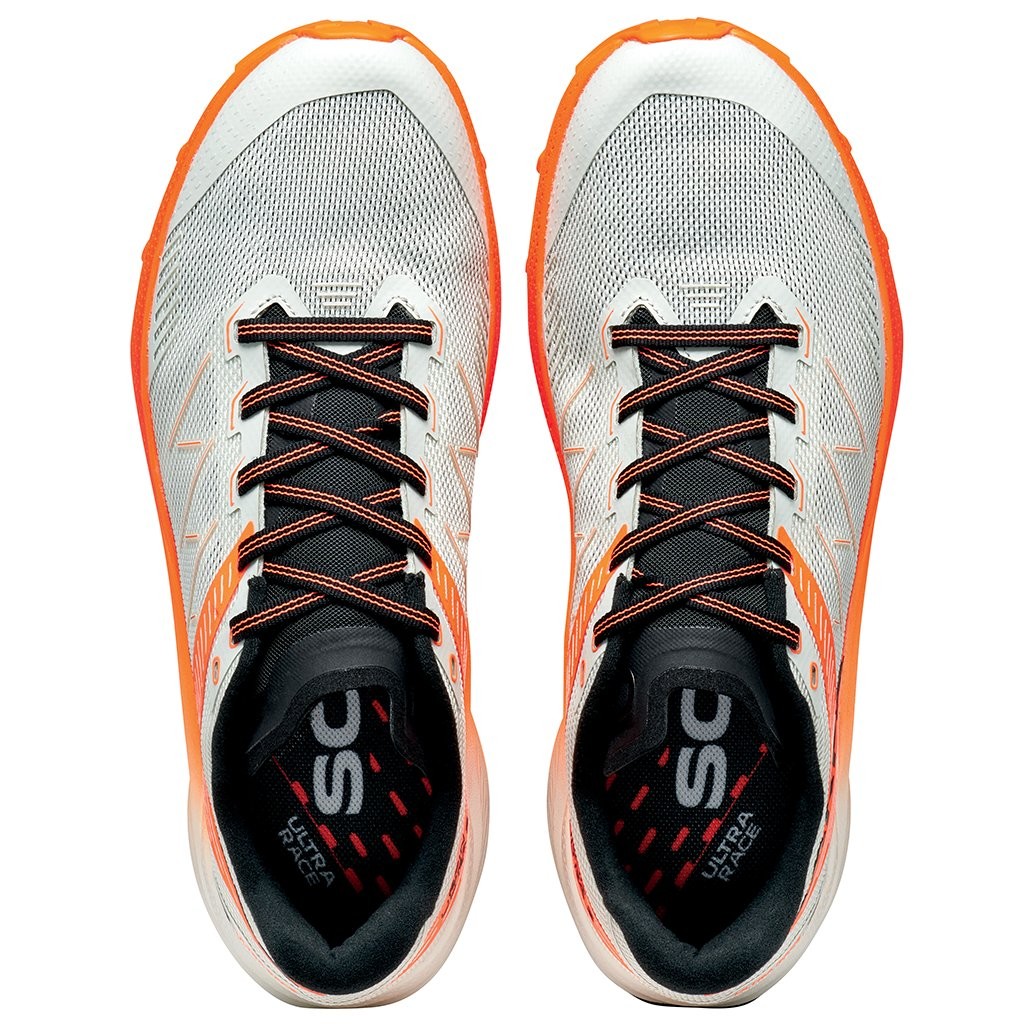 - Spin Ultra 2 Men's Trail Running Shoes, Ice/Neon Orange