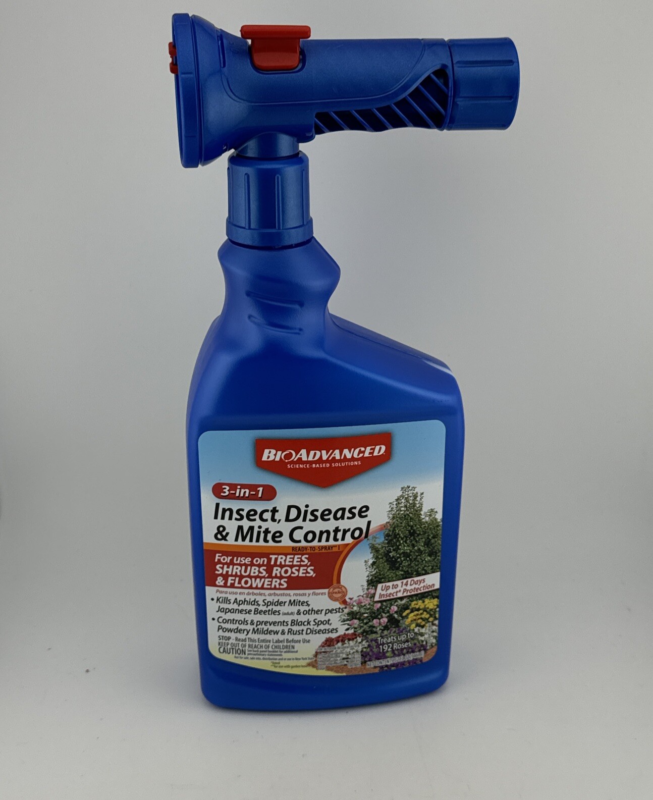 BioAdvanced 3-in-1 Insect, Disease & Mite Control Ready To Use Spray 32 fl oz