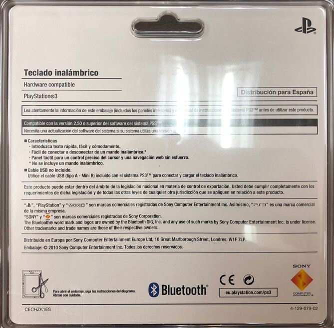 Official OEM Wireless Keypad for PlayStation 3