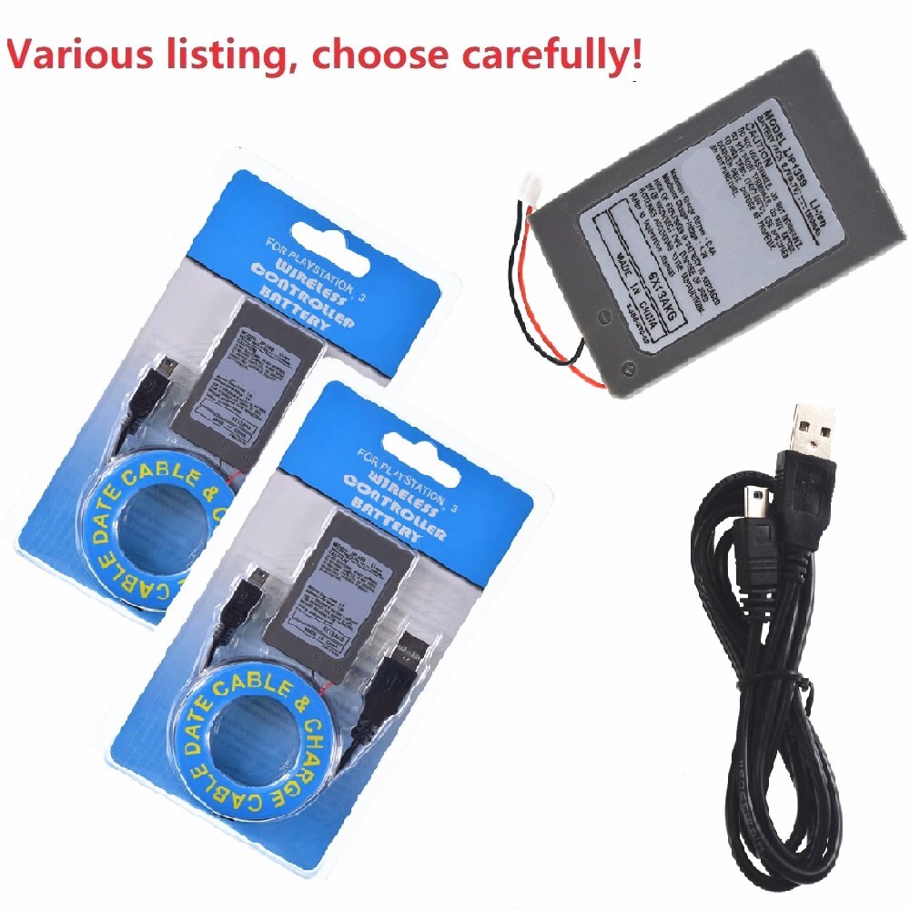 Rechargeable Battery Pack for Sony PS3 Wireless Controller Playstation 3 Gamepad