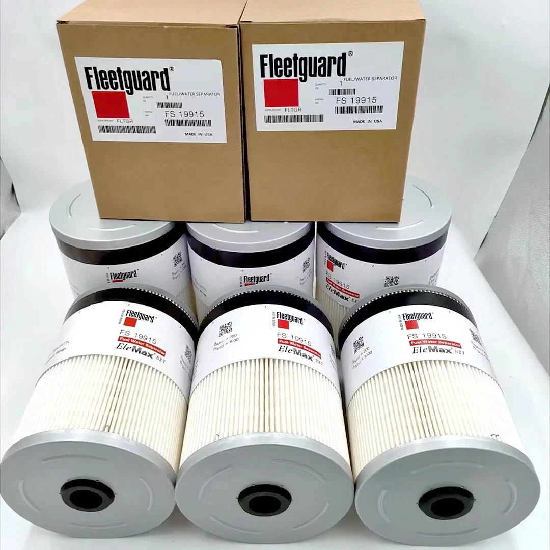 GENUINE 6 PCS Fleetguard FS19915 Fuel Filter with Water Separator Elemax