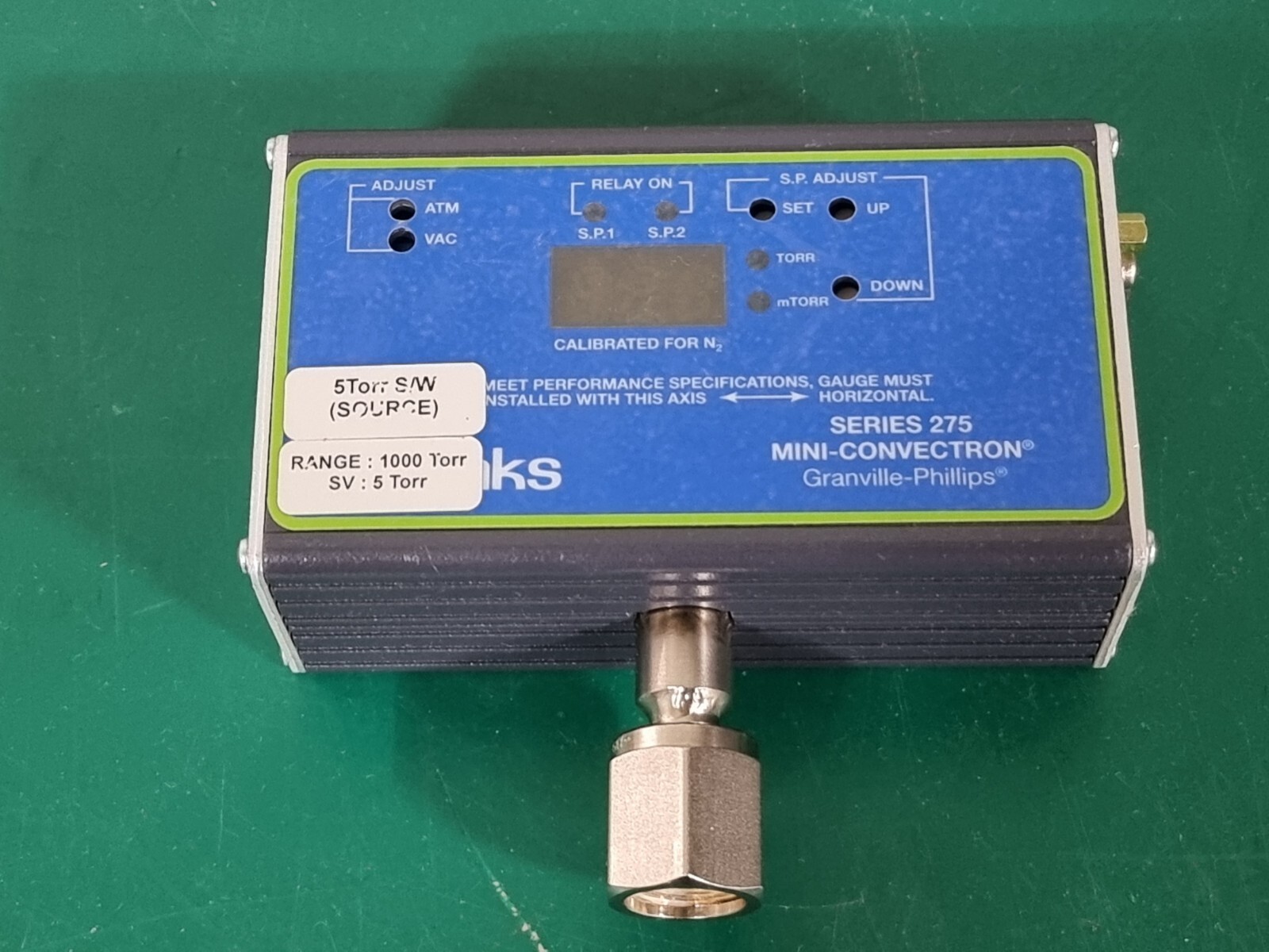 MKS 275600-2-GQ-T Granville-Phillips MINI-CONVECTRON SERIES