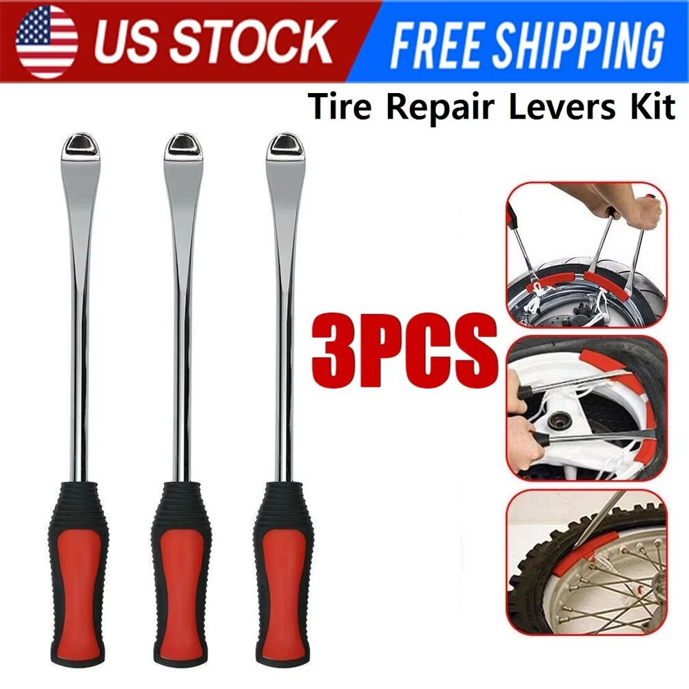 3PCS Tire Mount Demount Iron Tire Changing Removal Tire Bar Auto Repair Tool New