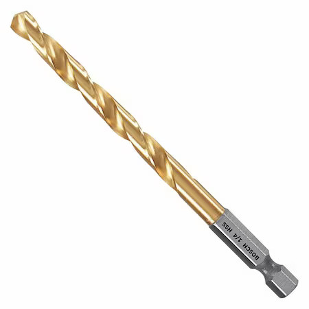 Bosch Ti4143im Impact Drill Bit, 1/4" Size, 4-3/4" L