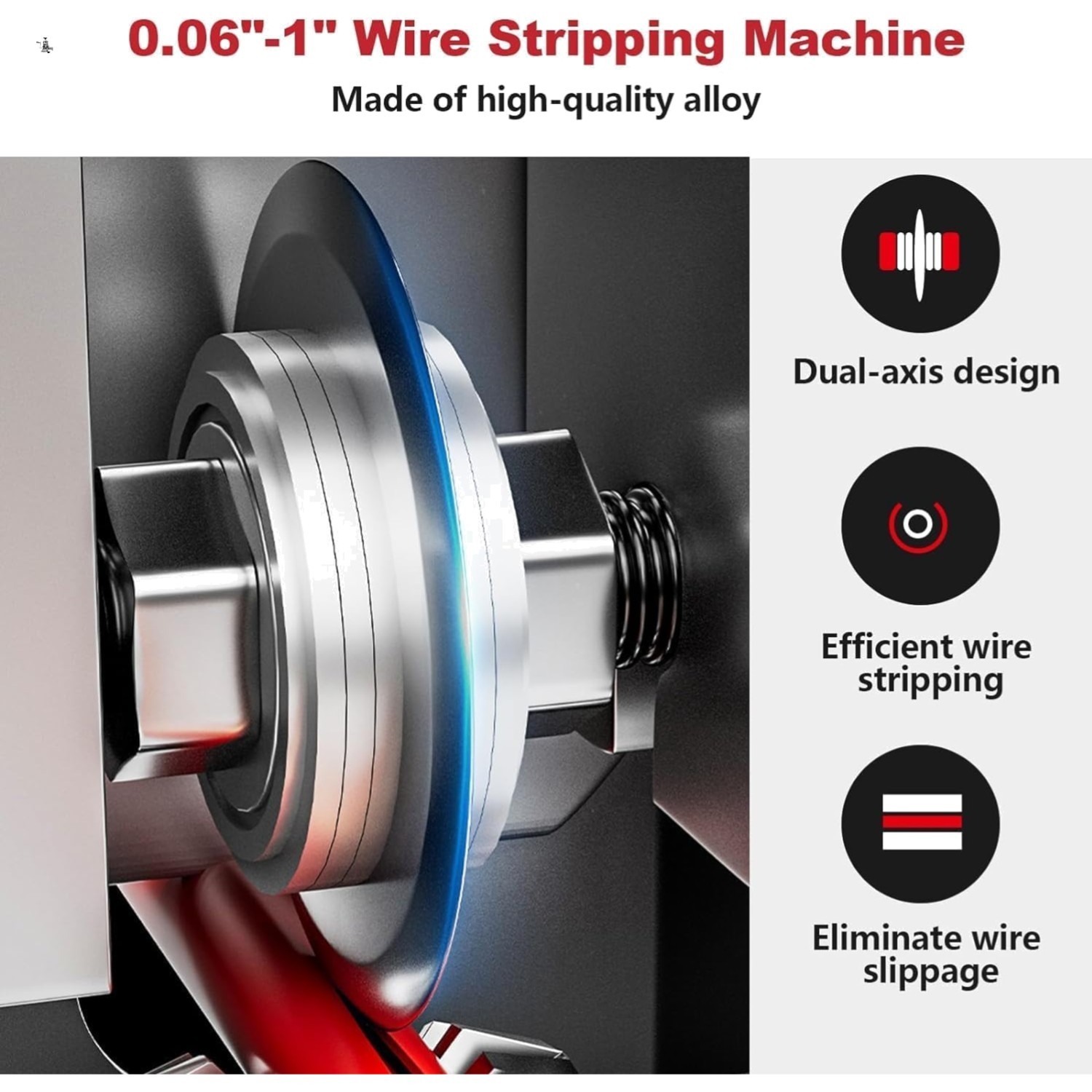 Versatile Electric Wire Stripper for 1-25mm Cables – Durable & User-Friendly