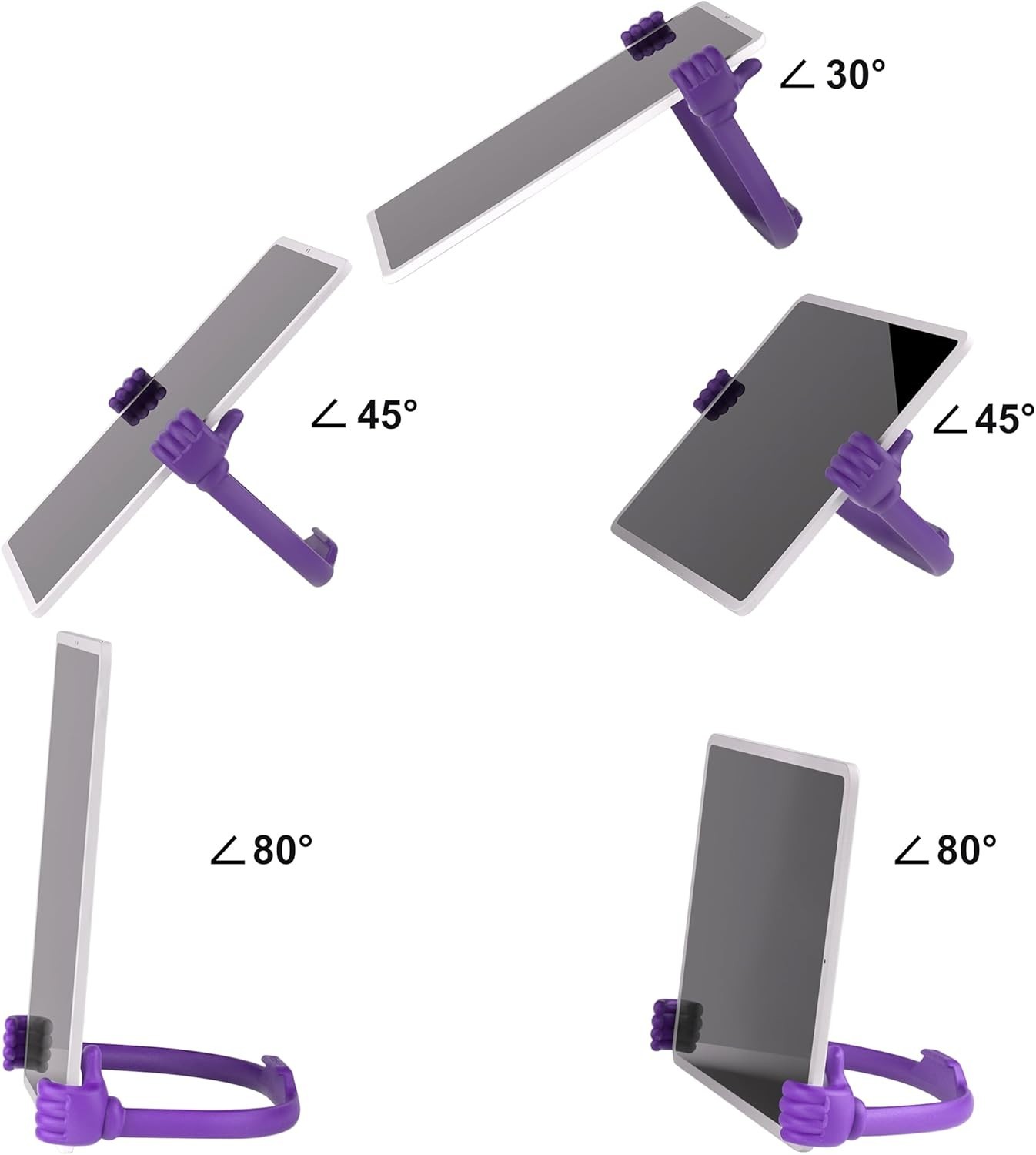 Tablet Stand Portable Multi Angle Holder 1Pc Desk Bed Drawing Use