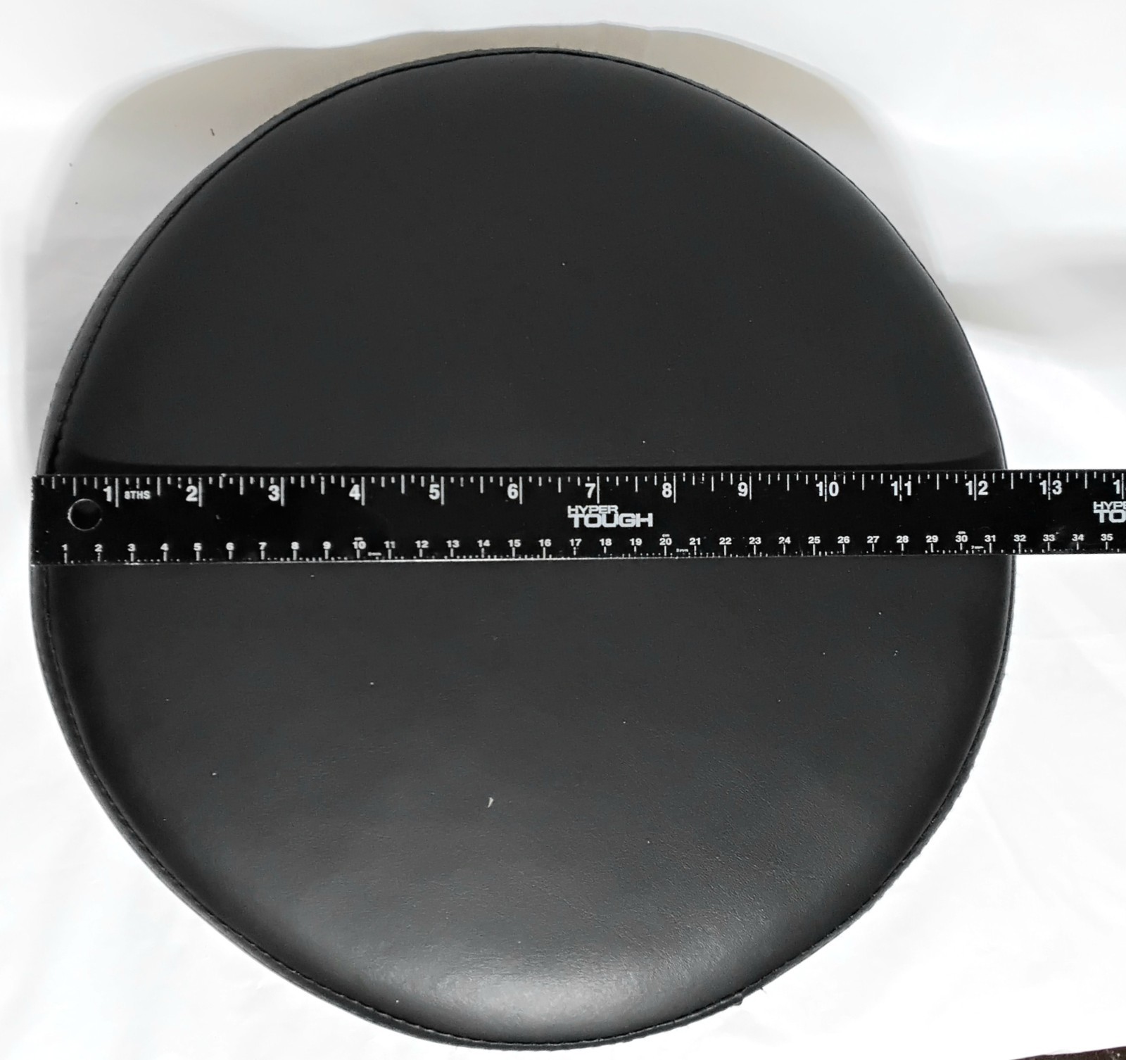 Bar Stool Seats 12 " Black Vinyl Upholstered 3 Inches Of Cushion Brand  NEW