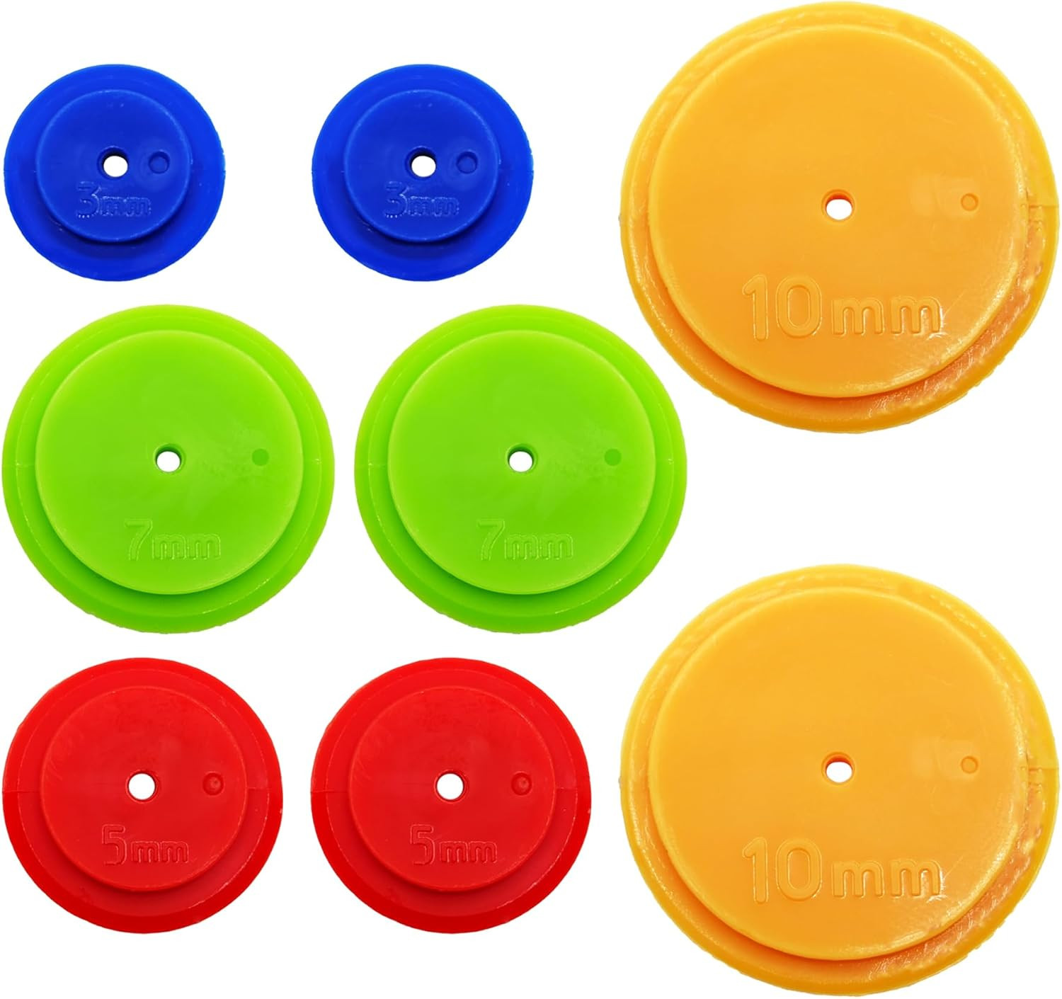 Pson 4Pcs Colorful Circle Sewing Tracing Wheel, Marker Quilting Patchwork Tracin