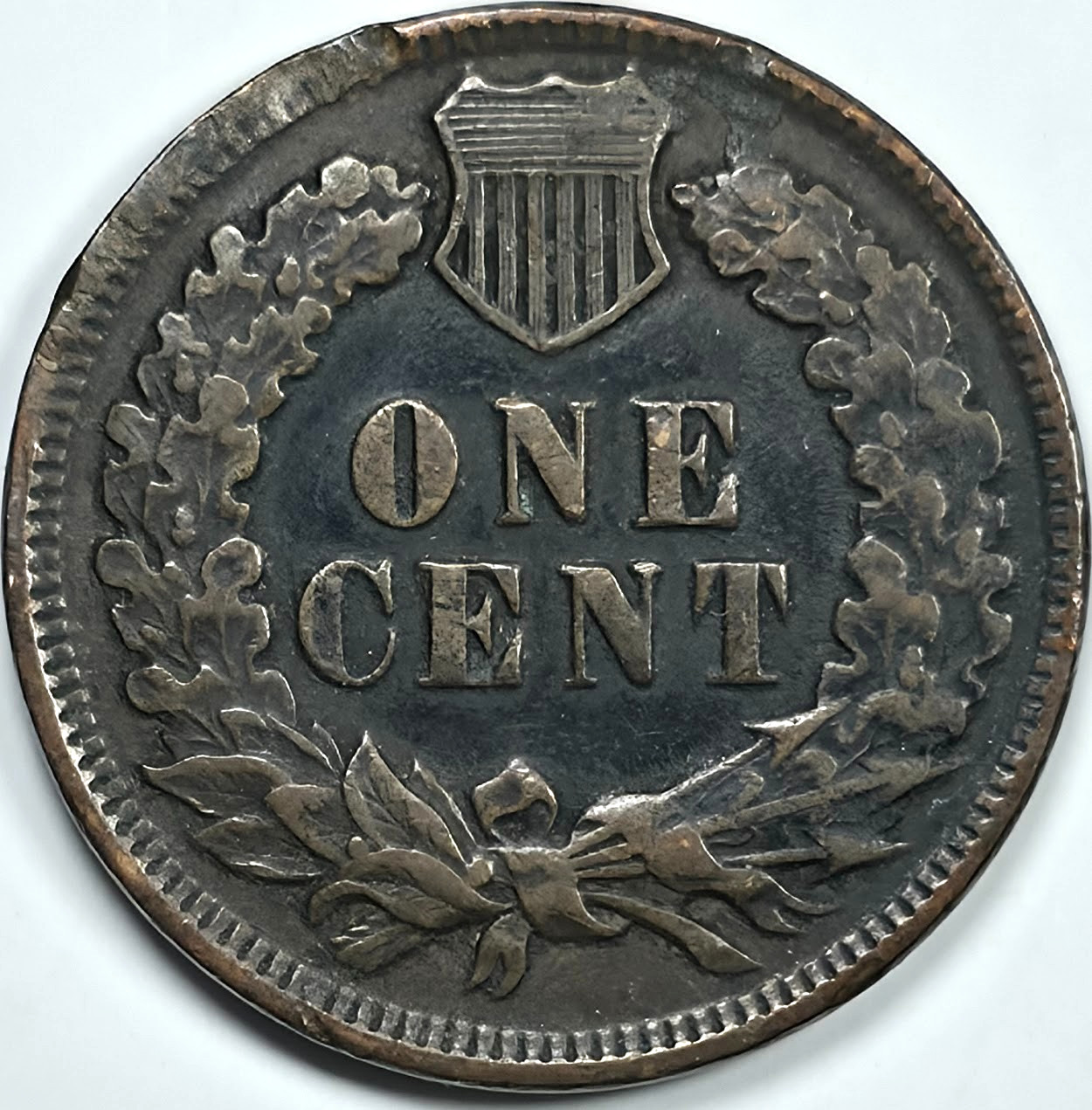 1898 INDIAN HEAD CENT 1C VF CIRCULATED C206