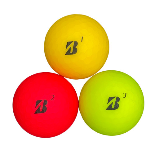 Bridgestone E12 Matte Color Mix Near Mint AAAA 50 Used Golf Balls 4A