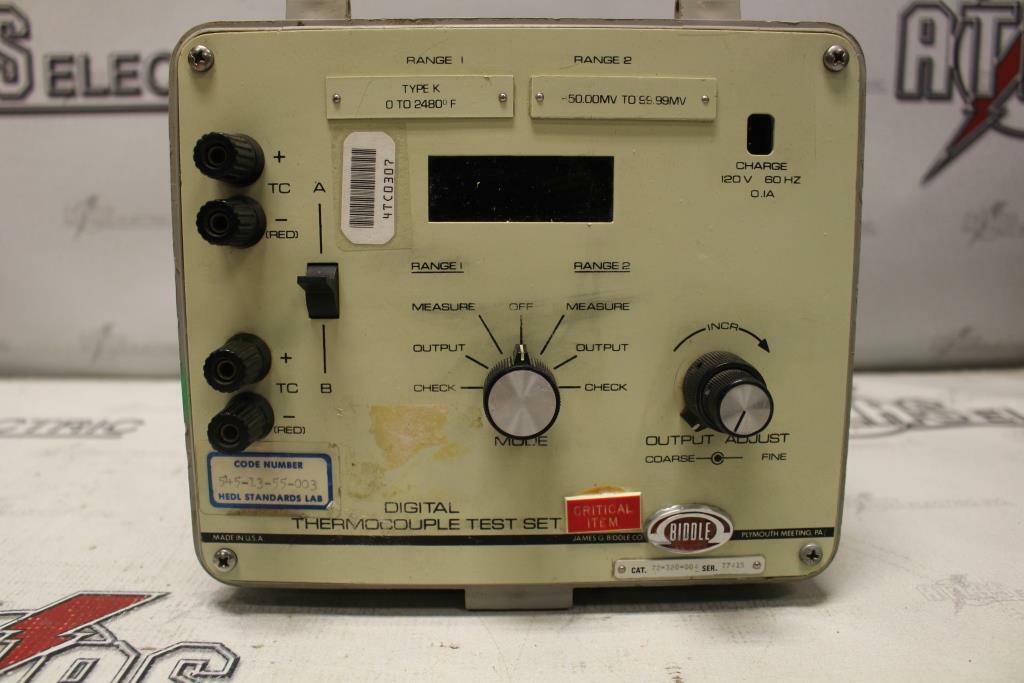 BIDDLE INSTRUMENTS 72-320-004 Digital Thermocouple Test Set