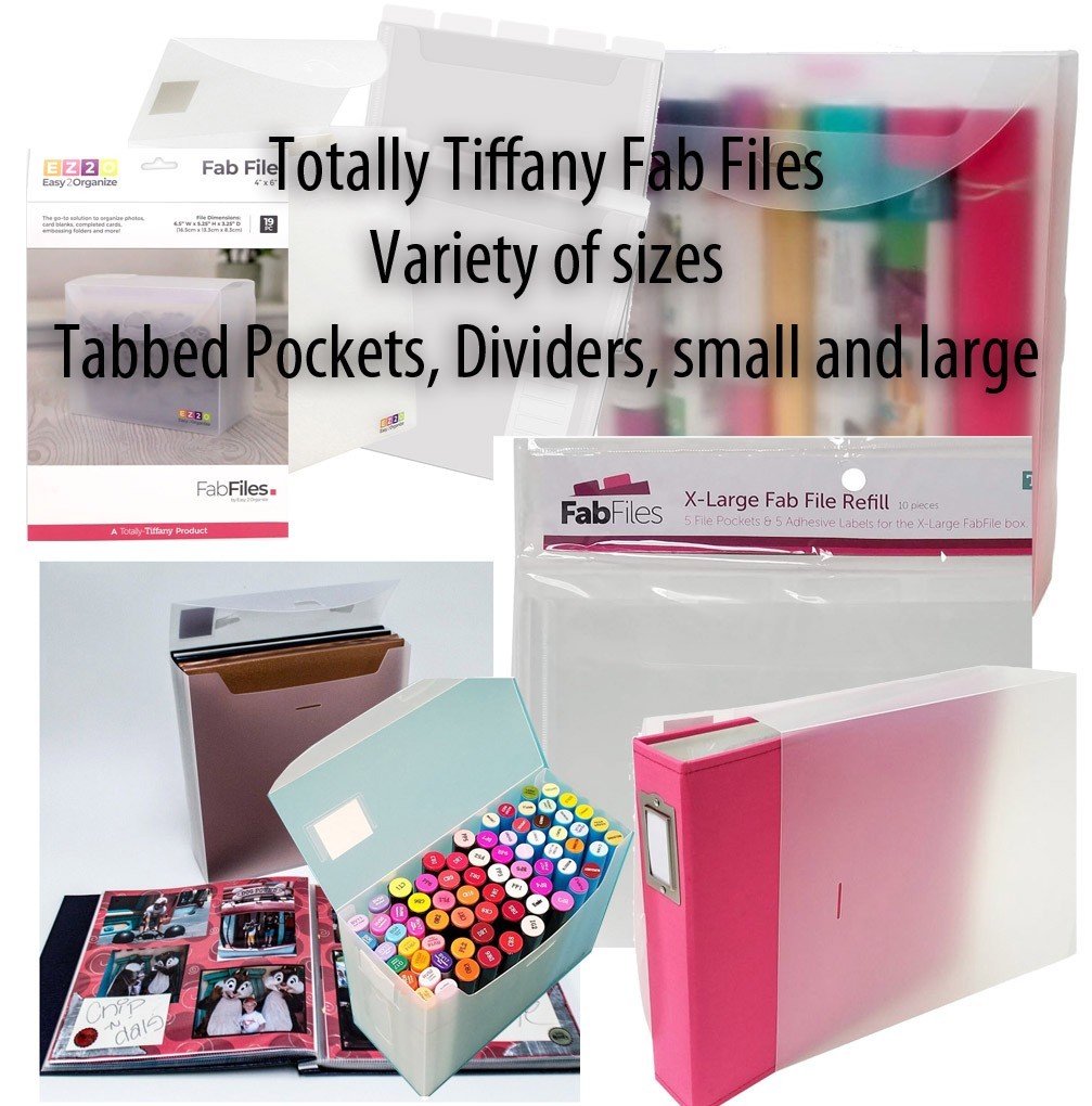 Totally Tiffany Craft Organization Fab Files dividers Pocket Project Planner