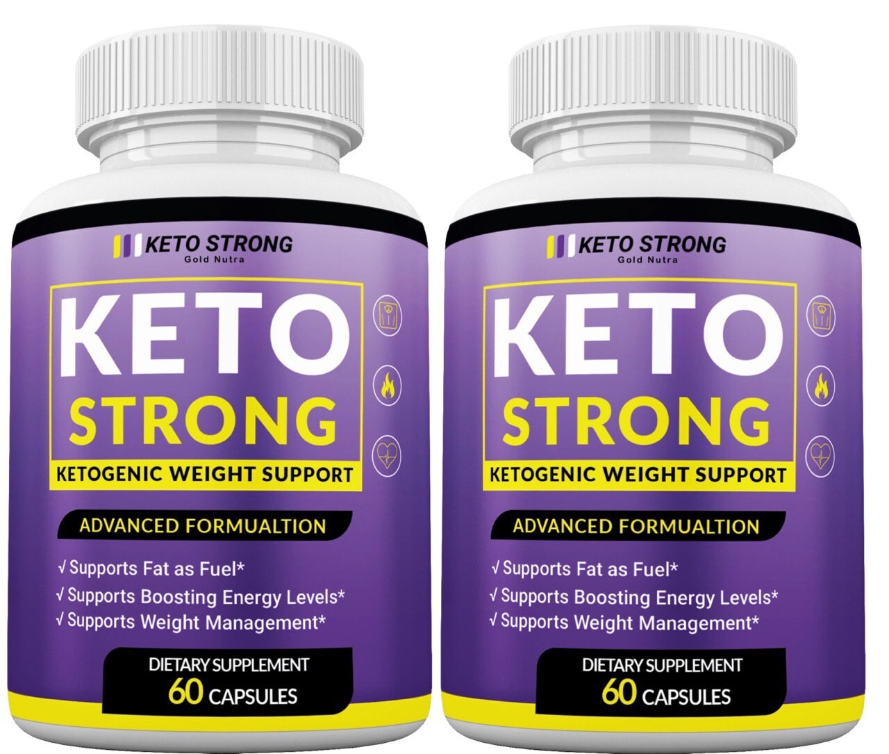 (2 Pack) Keto Strong Pills, Official Retailer, Max Strength Formula