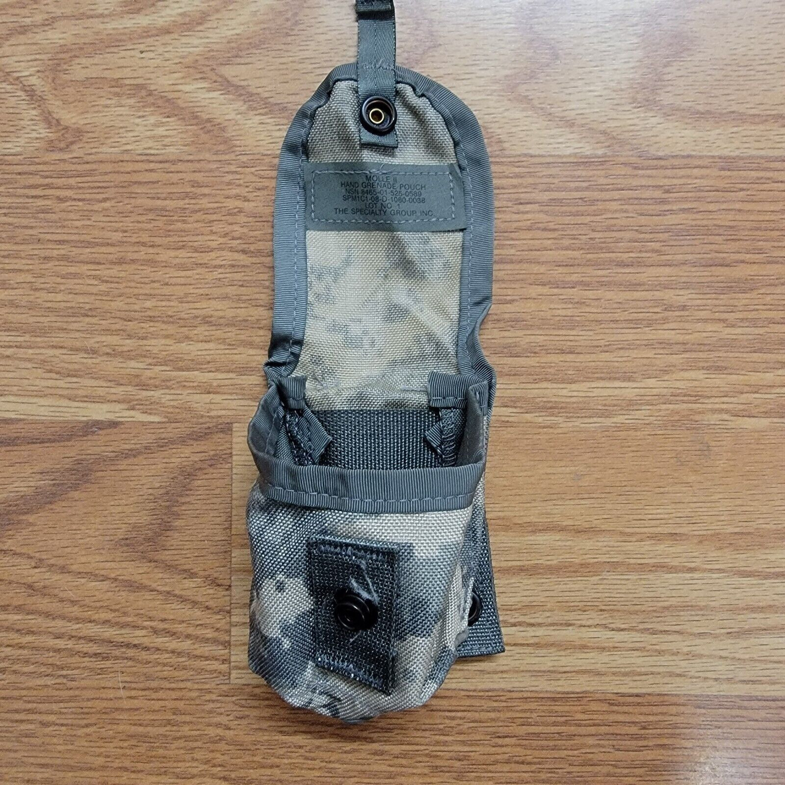 2 Pack, U.S. Issue ACU Grenade Pouch, USED EXC