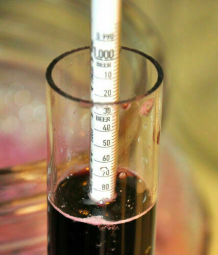 12" TEST JAR FOR Hydrometer Meter Alcohol Proof Tralle Whisky Beer Wine Upromax