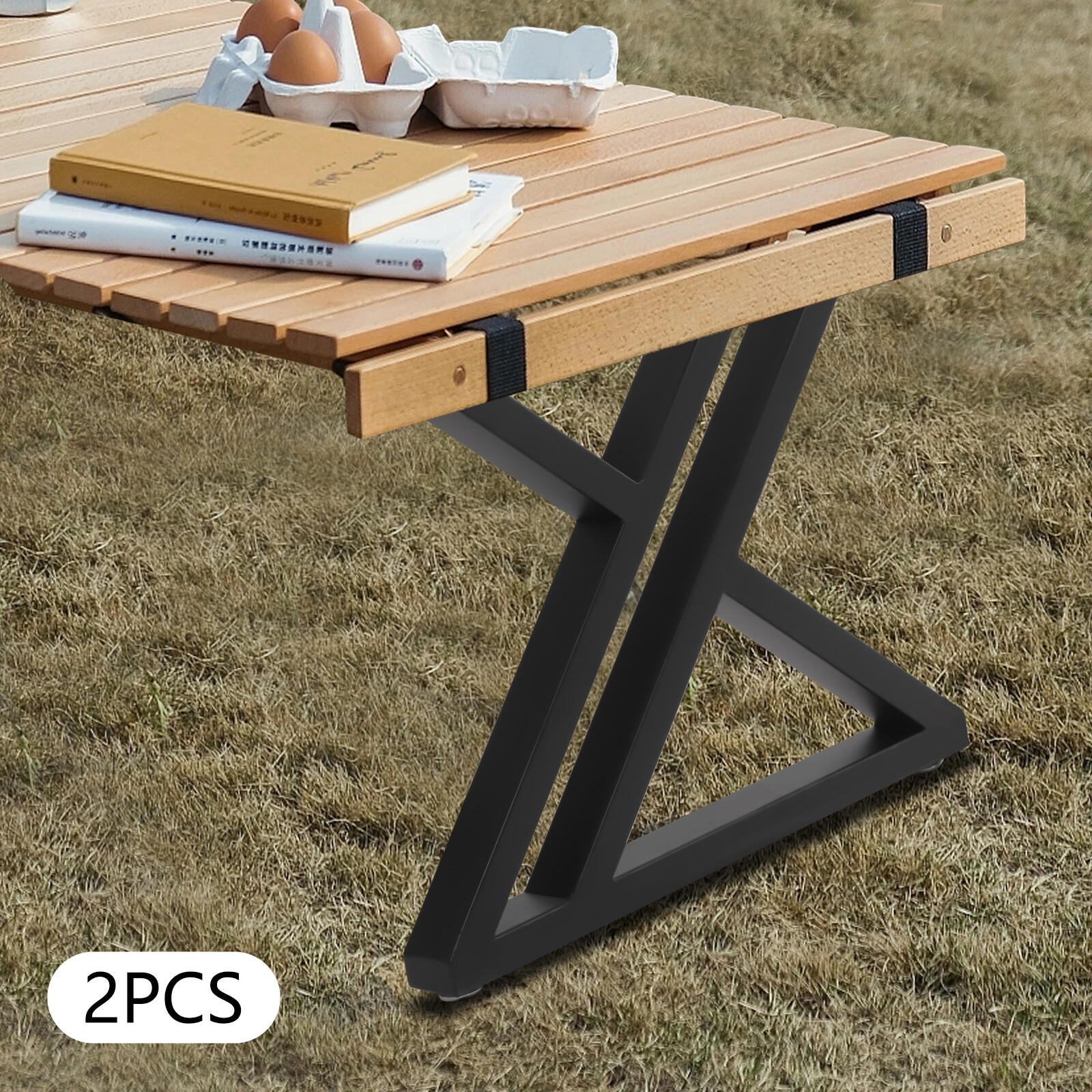 18''X16'' Metal Table Legs,Coffee Table Bench Desk Furniture Metal Legs X-Shaped