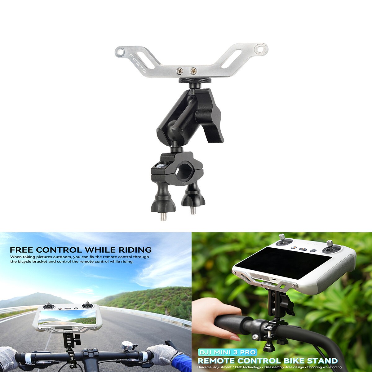 Bicycle Stand Bracket For DJI Mini 3 Pro Drone Remote Control