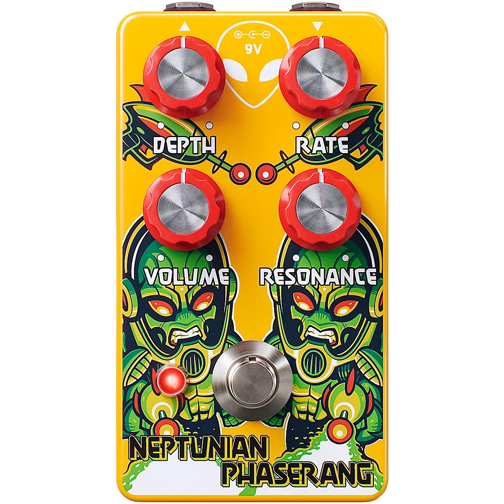 Interstellar Audio Machines Neptunian Phaserange Four Stage Phaser Pedal Yellow