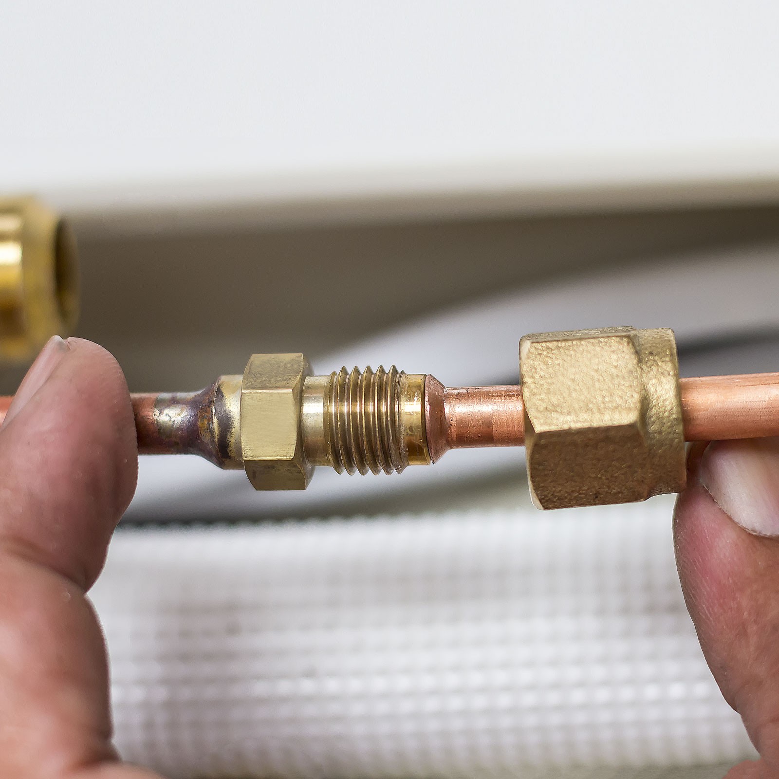 3/16" Brass Compression Nut,50Pcs Brass Compression Fitting Plumbing System
