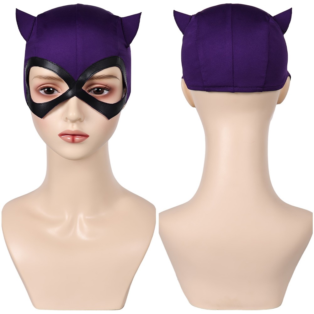 Catwoman Hood Mask Cosplay Props Halloween Carnival Costume Accessories