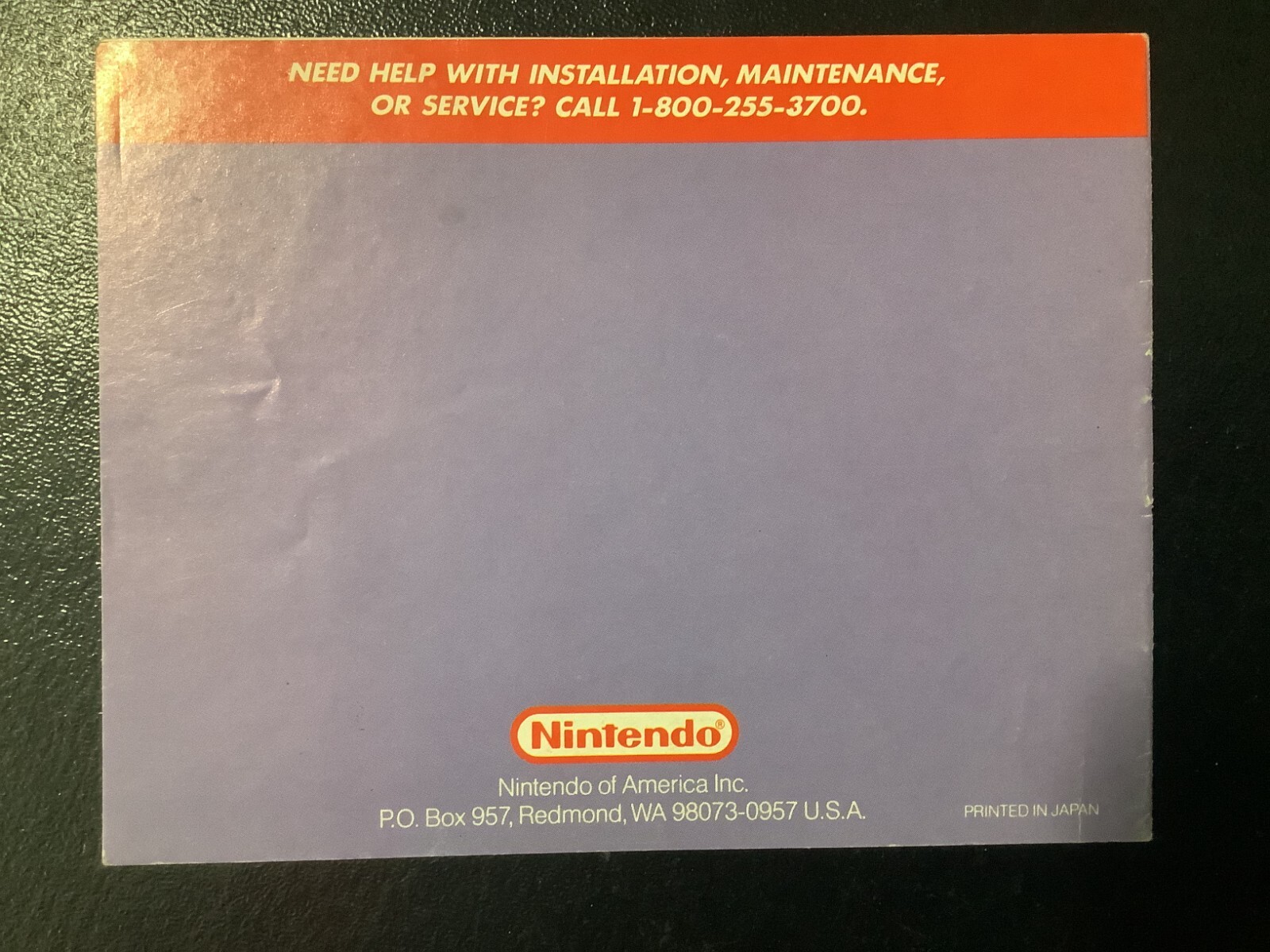 Tetris NES Nintendo Instruction Manual Only - Good Shape